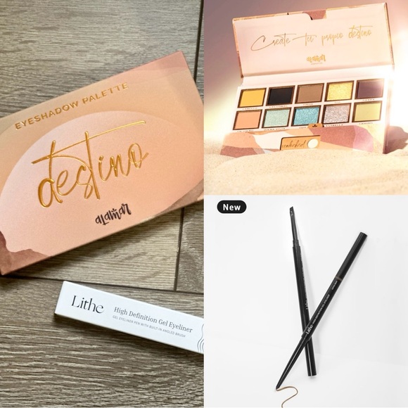 Alamar Other - •NWT Bundle• Alamar eyeshadow palette & Lithe gel eyeliner